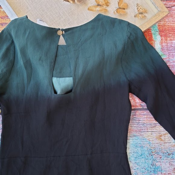 Anthro Chloe Oliver Berry Hill Ombre Dress Size M - Picture 7 of 8